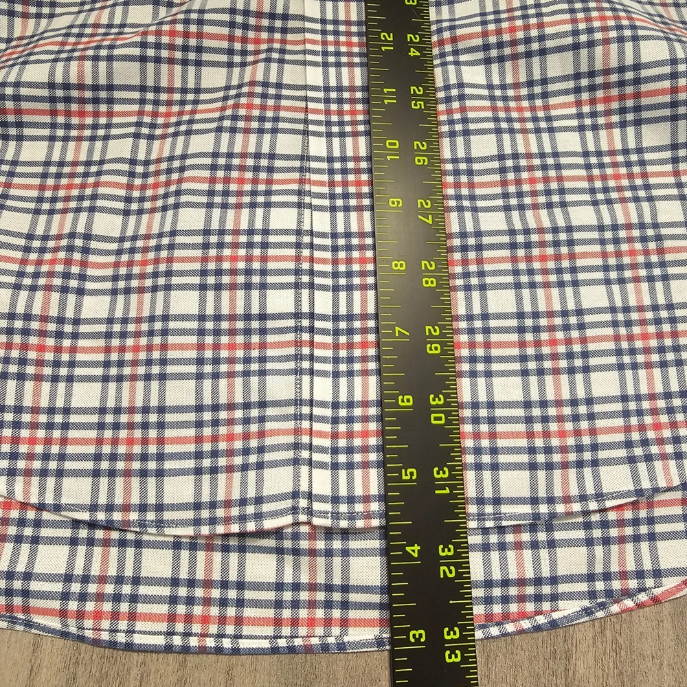 Brooks Brothers Madison Plaid Check Non-Iron 100% Supima Cotton Mens Shirt L - Picture 4 of 7